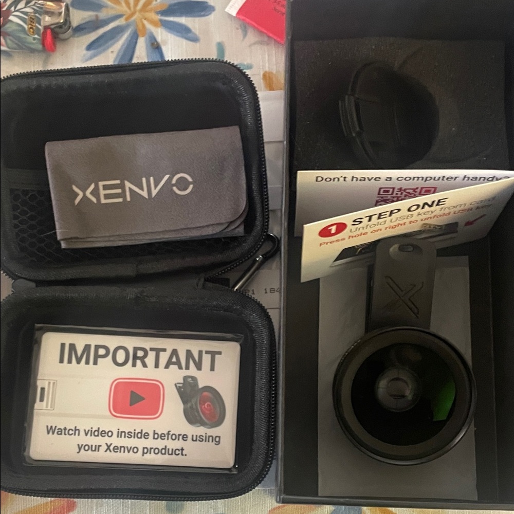 Black Camera Lens Kit
